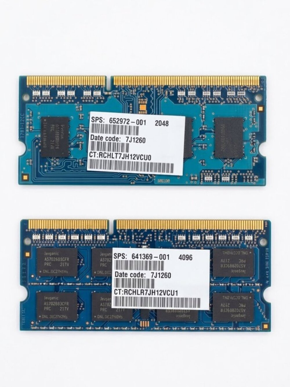 6GB Hynix DDR3 Laptop RAM Memory Lot 4GB PC3-12800S & 2GB SODIMM 1600MHz